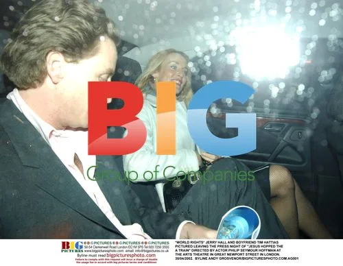 Jerry Hall and Tim Hattias Leave Play