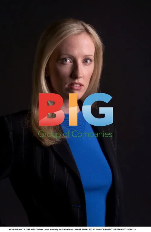 Janel Moloney as Donna Moss in The West Wing