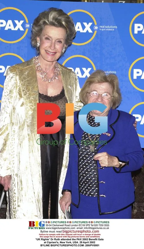 Dr. Ruth at PAX 2002 Benefit Gala
