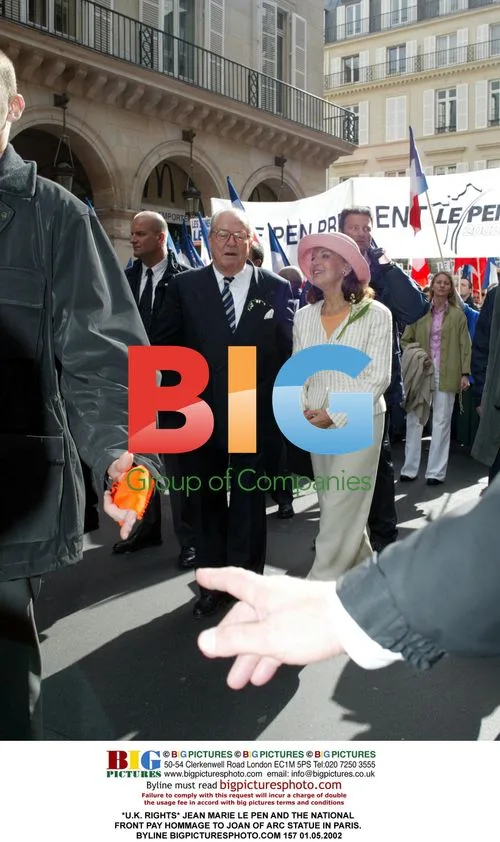 Le Pen and National Front Pay Tribute in Paris