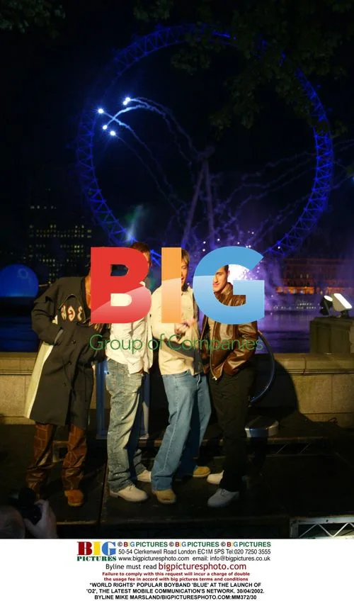 Boyband 'Blue' at O2 Network Launch