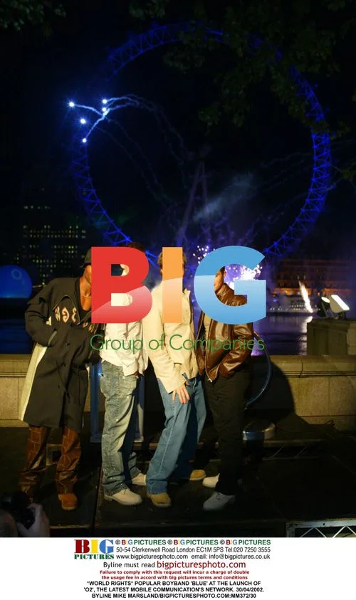Boyband 'Blue' at O2 Launch
