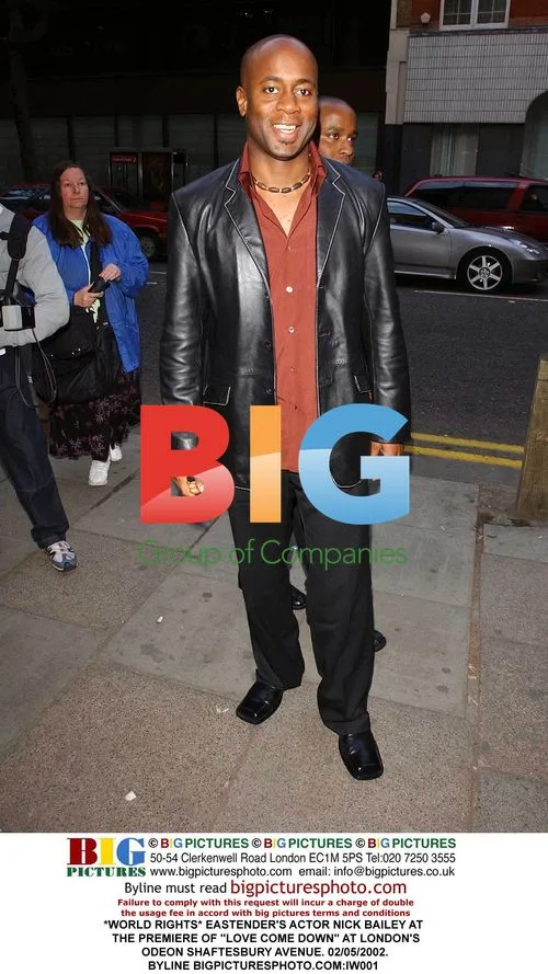 Eastender's actor Nick Bailey at 'Love Come Down' premiere