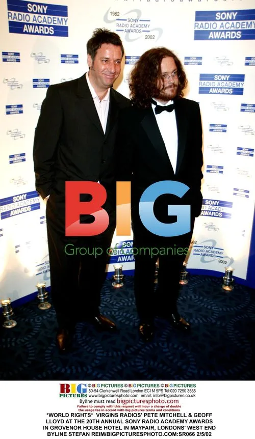 Pete Mitchell & Geoff Lloyd at Sony Radio Awards