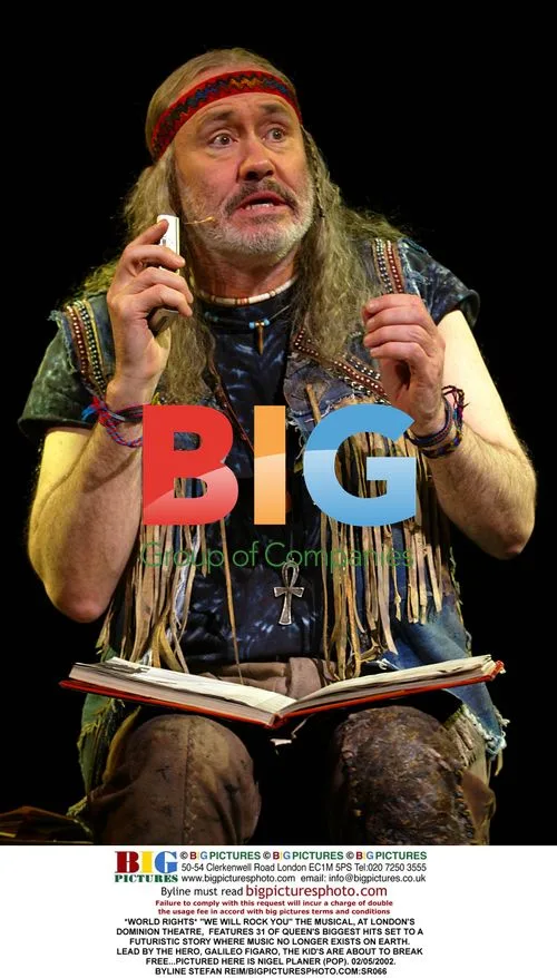 Nigel Planer in "We Will Rock You" Musical