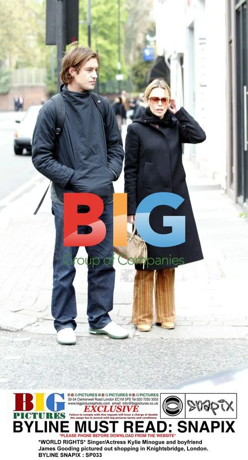Kylie Minogue and James Gooding Shopping in London