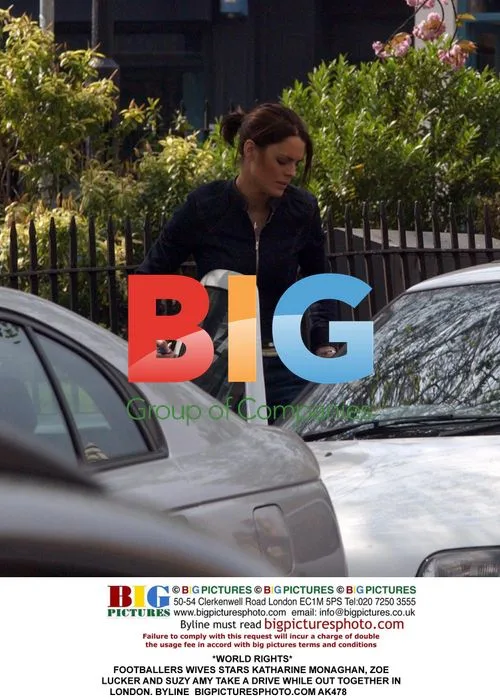 Footballers Wives Stars Take Drive in London
