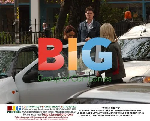Footballers Wives Stars Take Drive in London