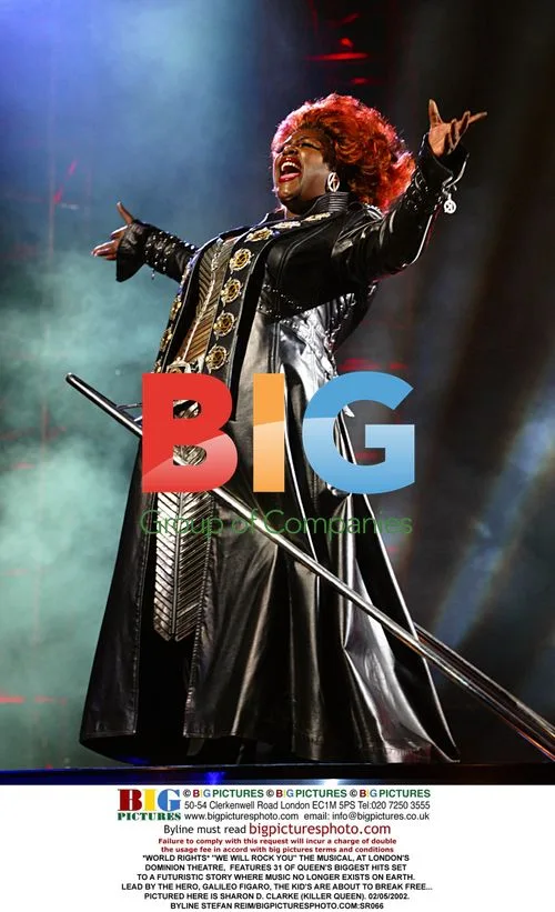 Sharon D. Clarke as Killer Queen in "We Will Rock You"