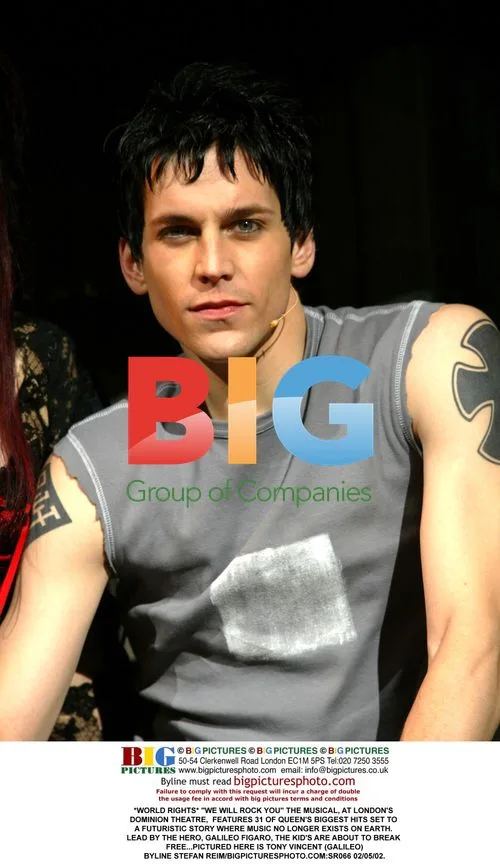 Tony Vincent as Galileo in "We Will Rock You"
