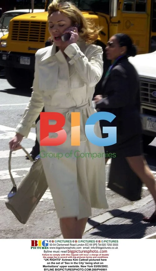 Kim Cattrall on 'Sex in the City' set