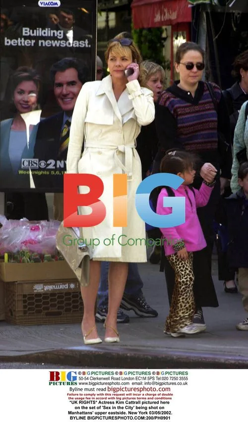 Kim Cattrall on 'Sex in the City' set