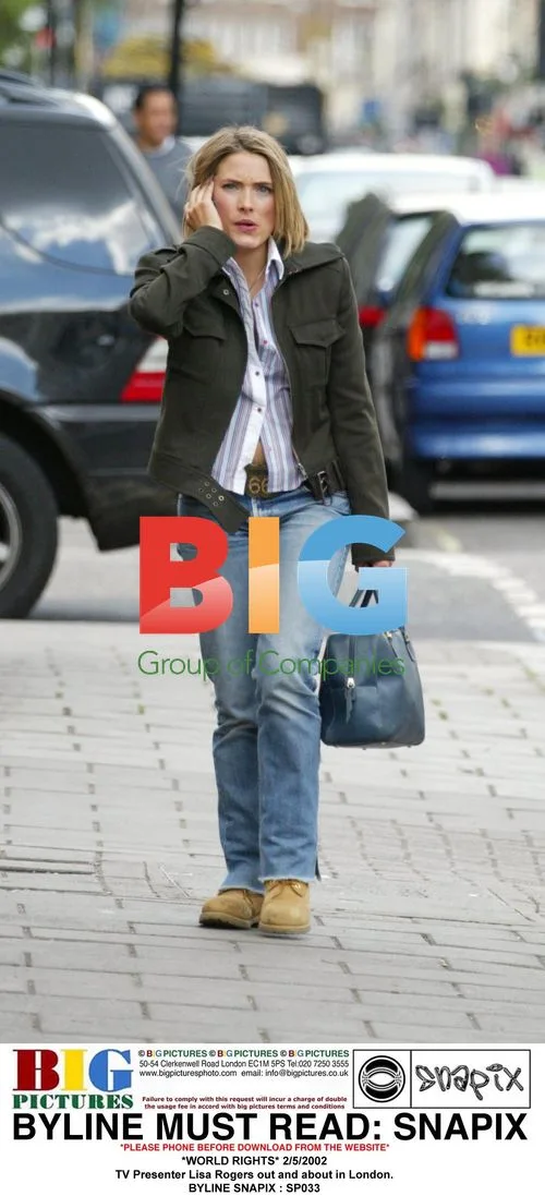 TV Presenter Lisa Rogers in London