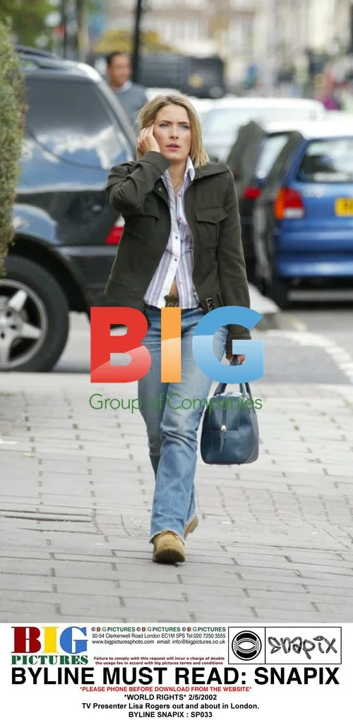 TV Presenter Lisa Rogers in London