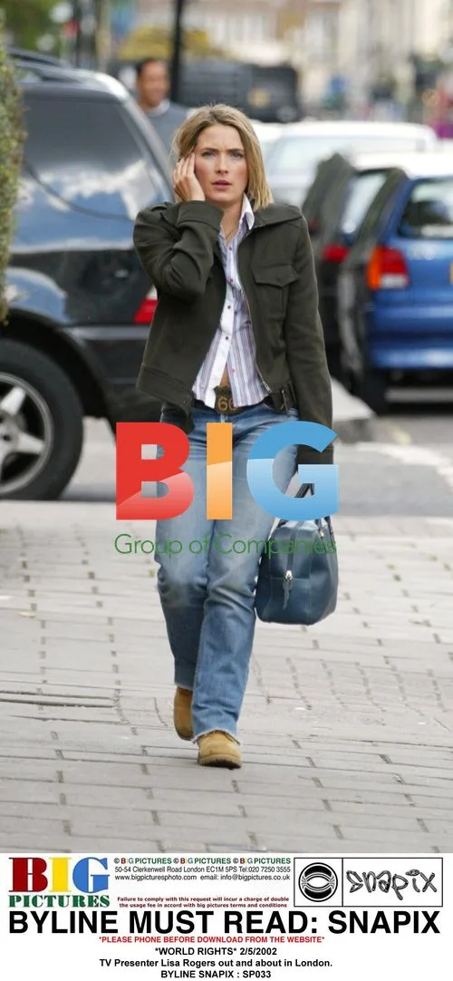 TV Presenter Lisa Rogers in London