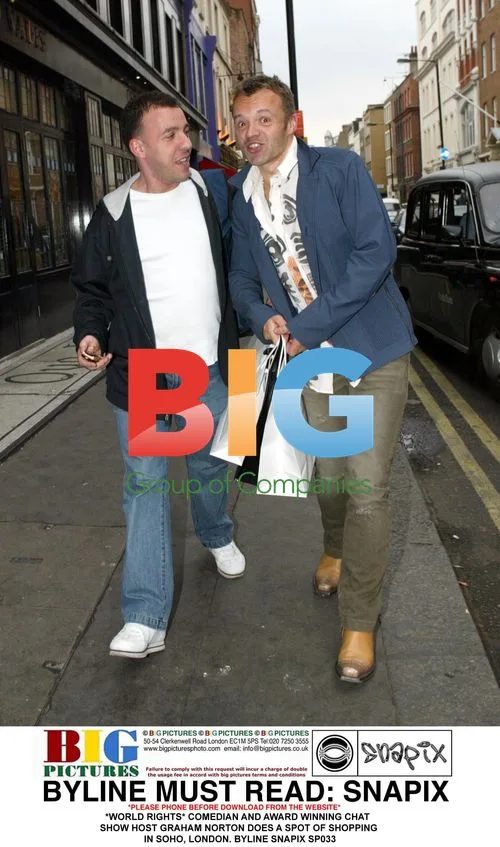 Graham Norton Shopping in Soho, London