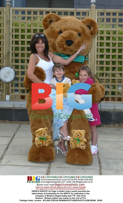 Linda Lusardi launches NSPCC fundraising