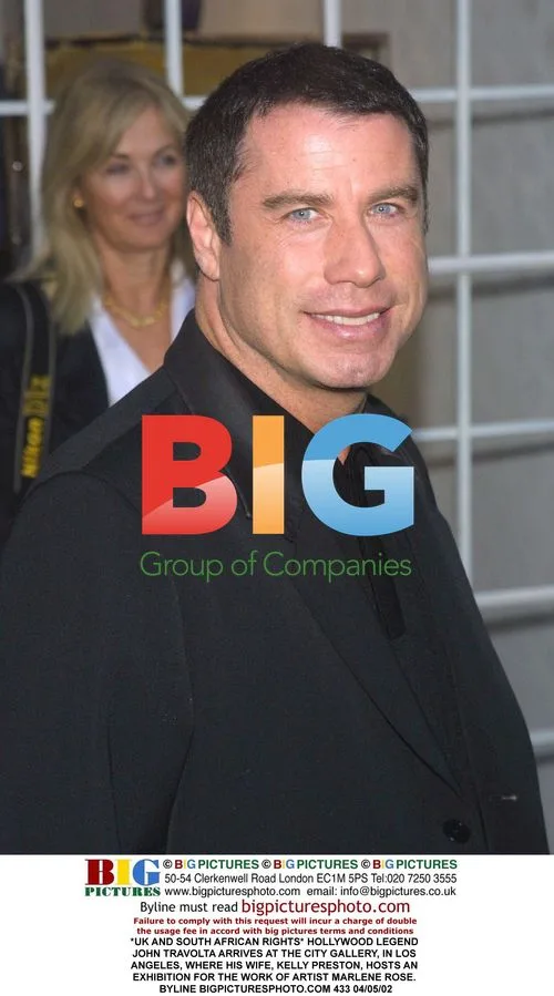 John Travolta at Art Exhibition in LA