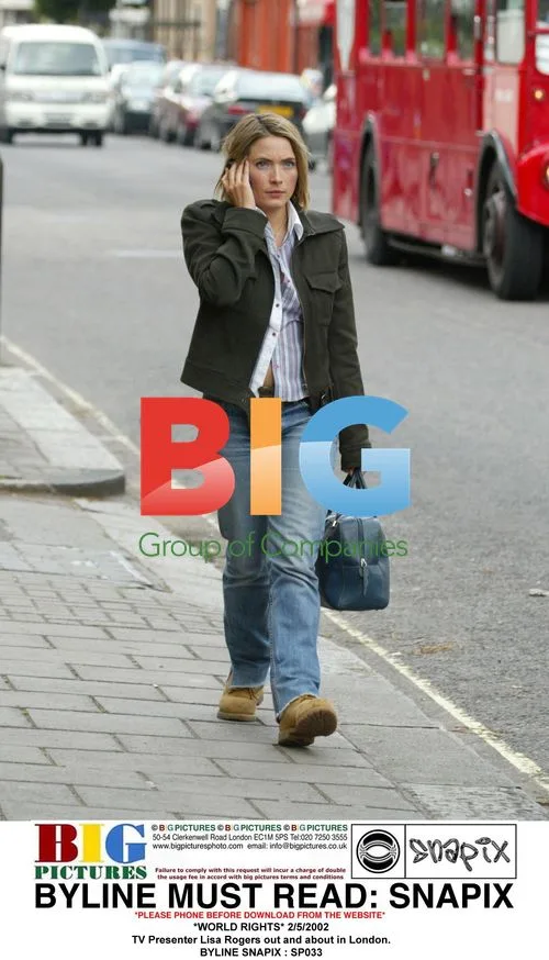 TV Presenter Lisa Rogers in London