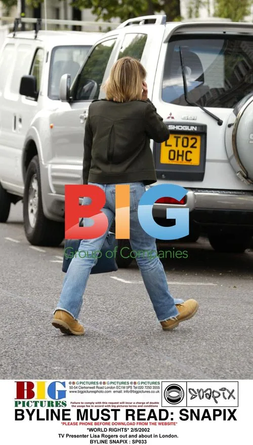 TV Presenter Lisa Rogers in London
