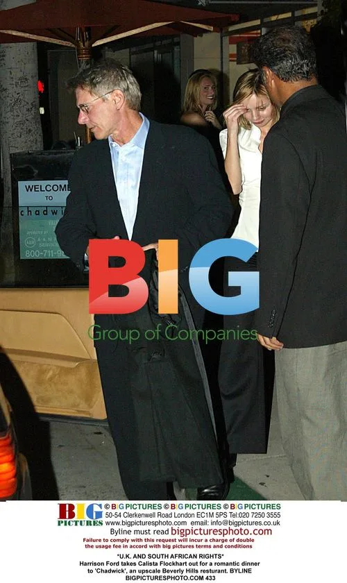 Harrison Ford and Calista Flockhart Enjoy Dinner