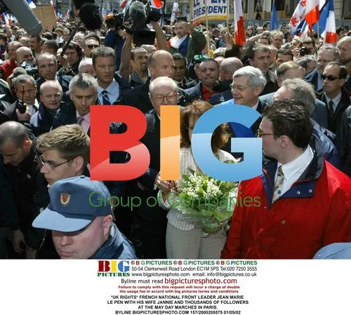 Jean Marie Le Pen at May Day March