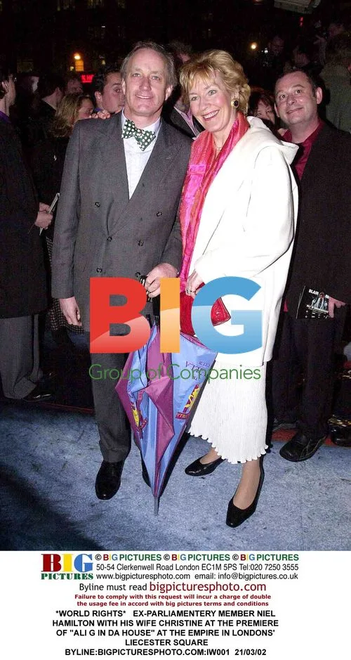 Niel Hamilton and Christine at "Ali G" Premiere