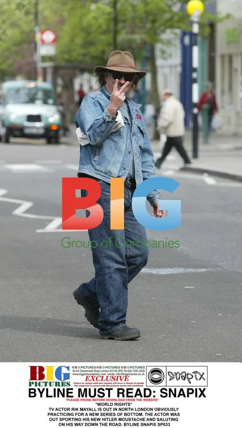 Rik Mayall Practicing for Bottom