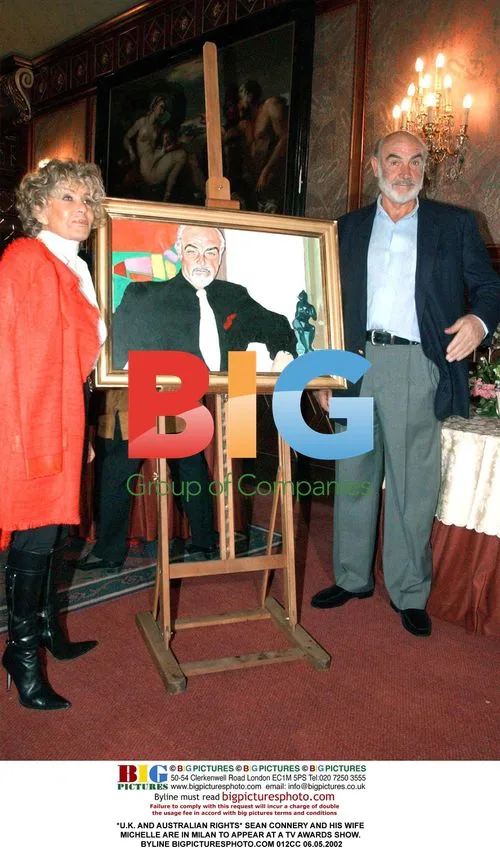 Sean Connery and Wife in Milan for TV Awards