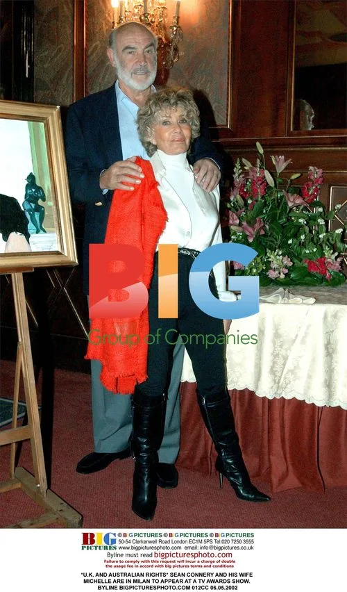 Sean Connery and Wife in Milan