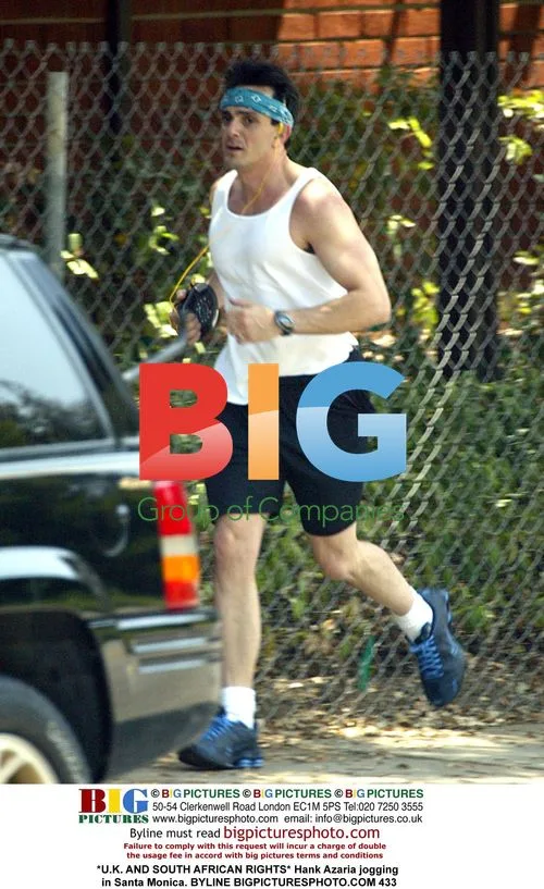 Hank Azaria Jogging in Santa Monica