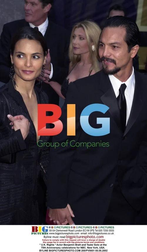 Benjamin Bratt and Tealsi Soto at NBC 75th Anniversary