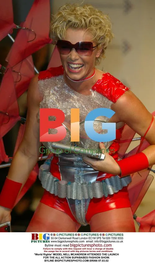 MODEL NELL MCANDREW ATTENDED FASHION SHOW