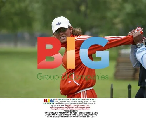 Mel B Jogging in Hyde Park