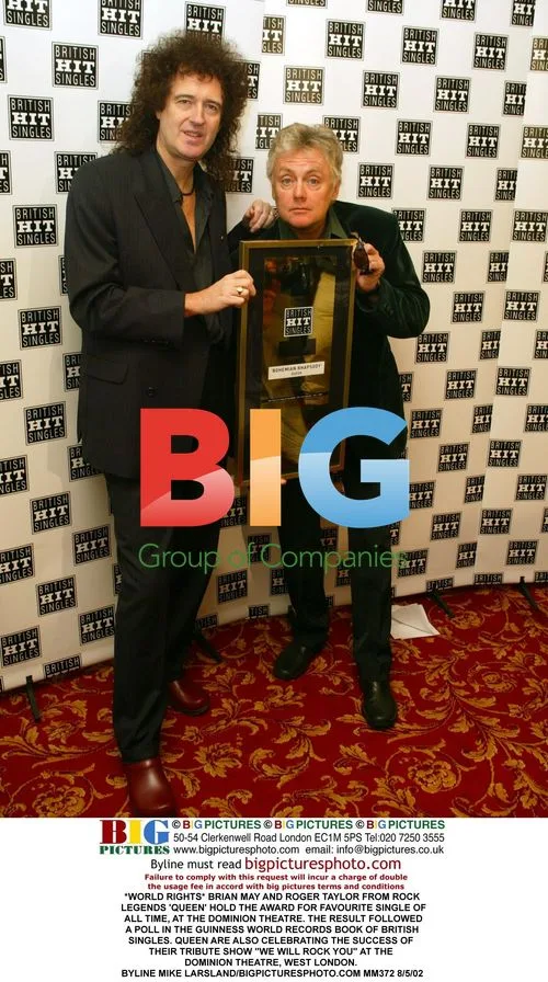 QUEEN Members Accept British Single Award