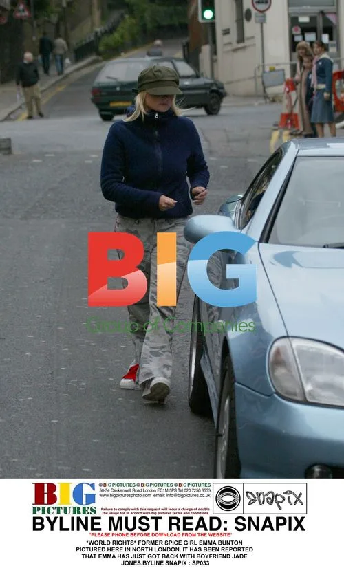 Emma Bunton Seen in North London