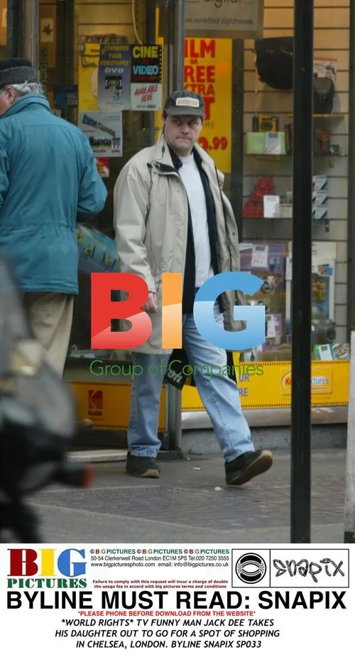 TV's Jack Dee out shopping with daughter in Chelsea
