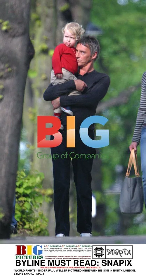 Paul Weller with Son in North London