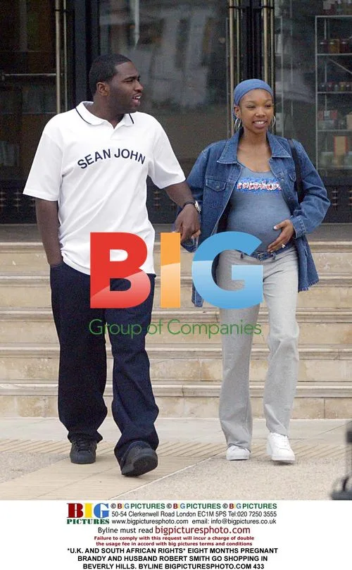Brandy and Robert Smith Shopping in Beverly Hills