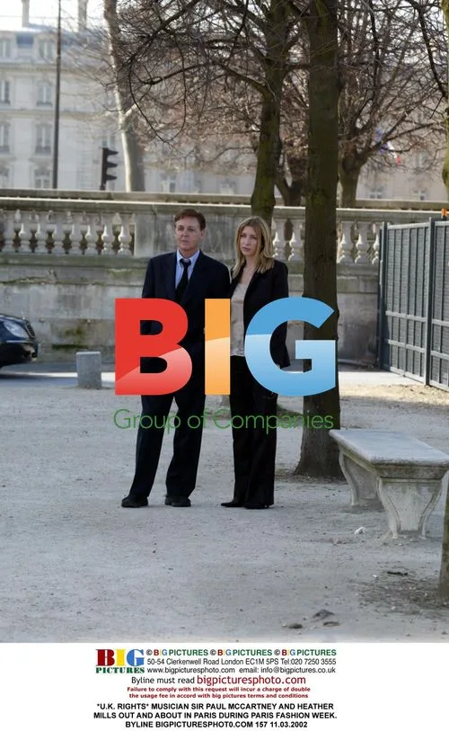 Sir Paul McCartney and Heather Mills in Paris