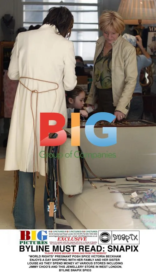 Pregnant Victoria Beckham Shopping in West London