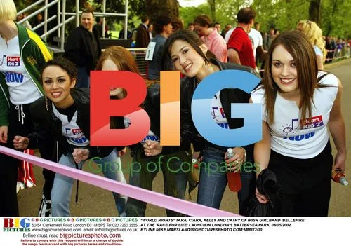 Irish Girl Band Bellefire at Race for Life Launch