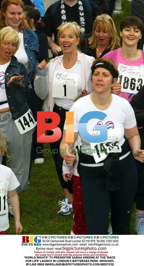 TV Presenter Sarah Greene at 'Race for Life' Launch