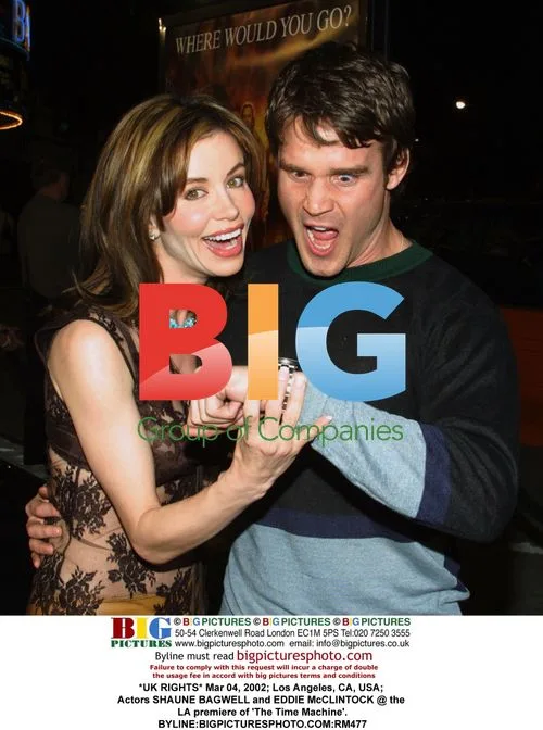 Shaune Bagwell and Eddie McClintock at 'The Time Machine' Premiere