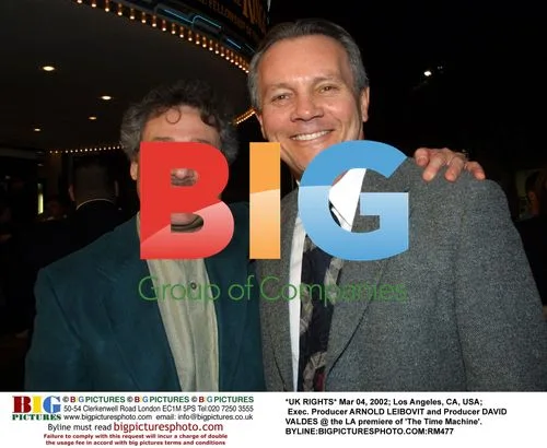 Arnold Leibovit and David Valdes at 'The Time Machine' premiere