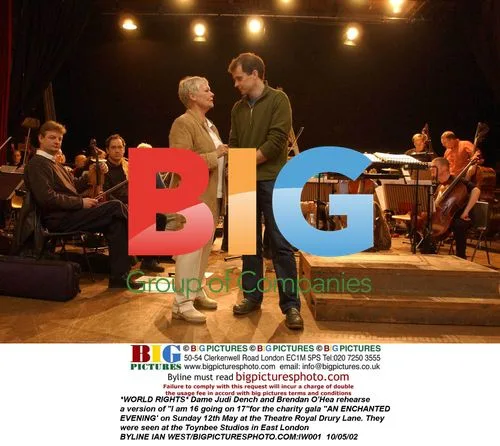 Dame Judi Dench and Brendan O'Hea rehearse for charity gala
