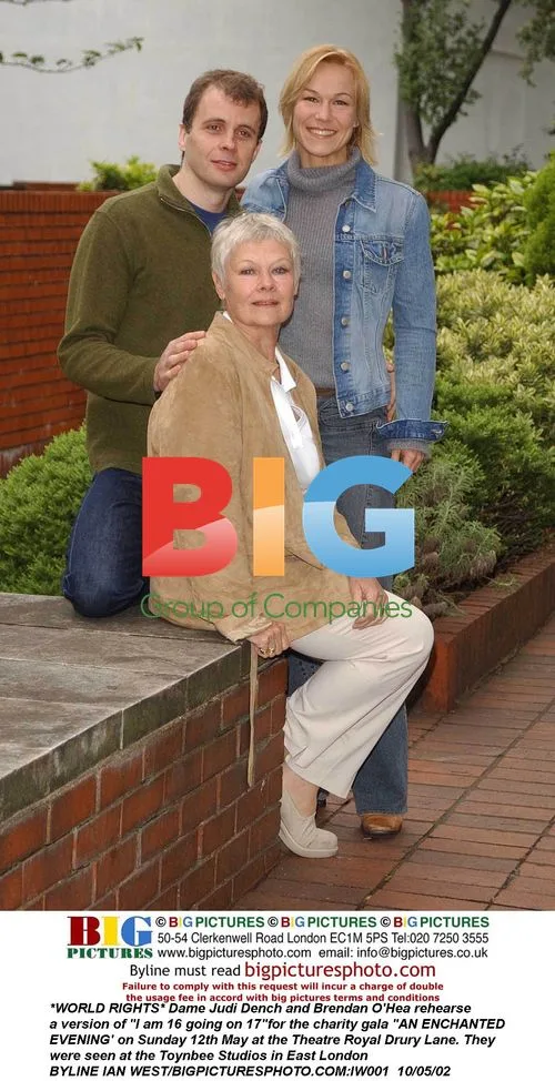 Dame Judi Dench and Brendan O'Hea Rehearse for Charity Gala