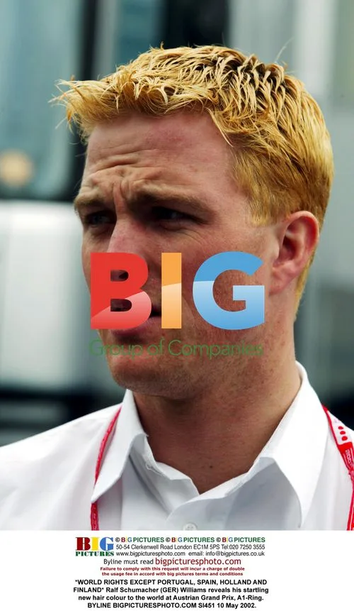 Ralf Schumacher reveals new hair color