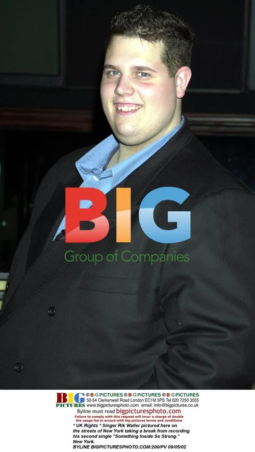 Singer Rik Waller in New York
