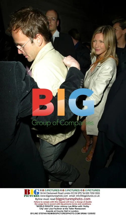 Johnny Lee Miller and Lisa Faulkner at Tatler Awards
